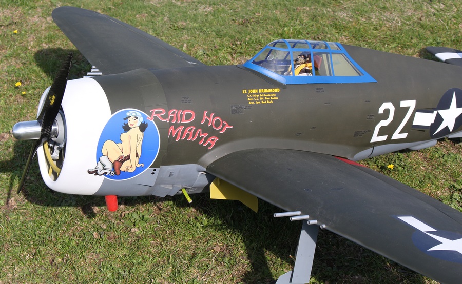 P-47 Raid Hot Mama