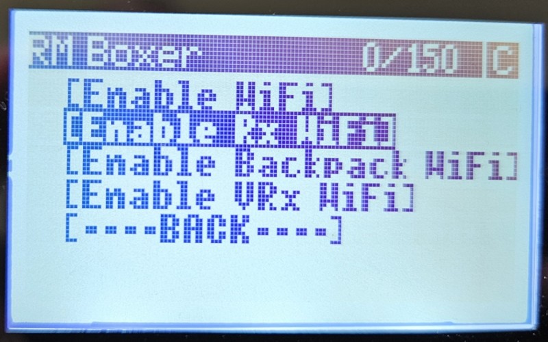 Enable Rx Wifi