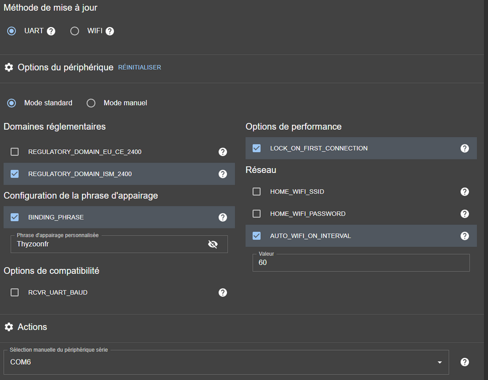 ELRS Configurator